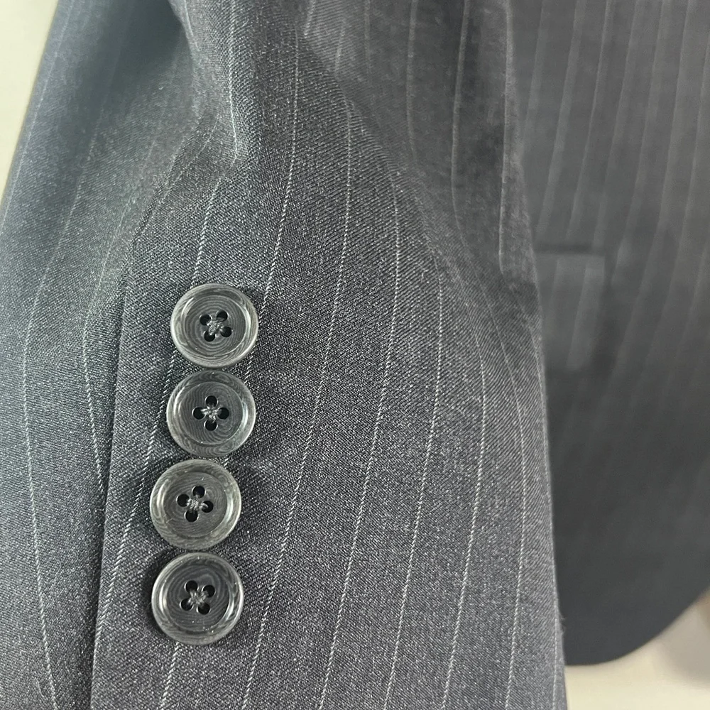 Brooks Brothers 1818 Madison Men pinstripe 100% Wool Blazer Sport Coat Jacket 42